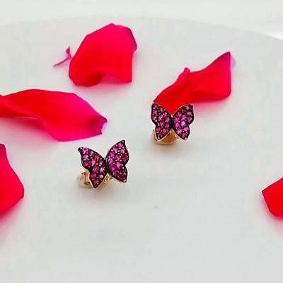 Earrings lovely butterflies
